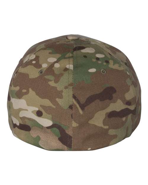 Flexfit 6277 Cotton Blend Cap - Multicam Green - back