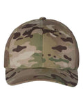 Flexfit 6277 Cotton Blend Cap - Multicam Green - front