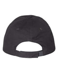 Valucap VC200 Brushed Twill Cap - Charcoal - back