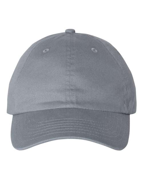 Valucap VC200 Brushed Twill Cap - Dark Grey - front