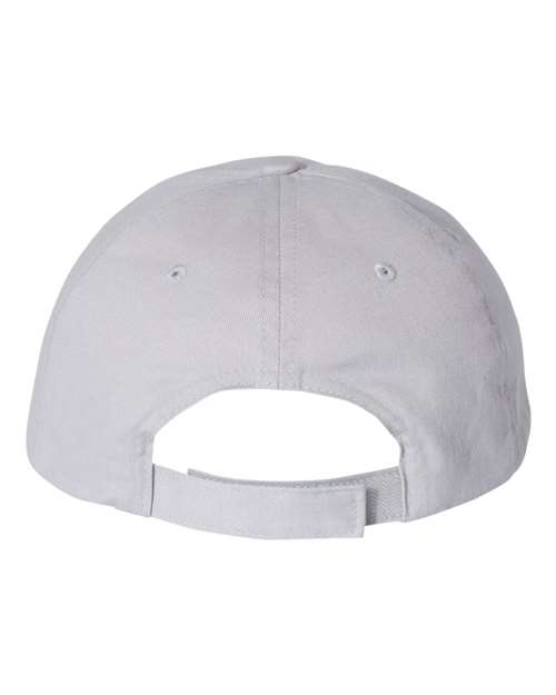 Valucap VC200 Brushed Twill Cap - Light Grey - back