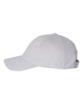 Valucap VC200 Brushed Twill Cap - Light Grey - side