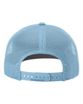 Richardson 112 Snapback Trucker Cap - Columbia Blue - back