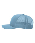 Richardson 112 Snapback Trucker Cap - Columbia Blue - side