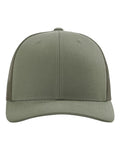 Richardson 112 Snapback Trucker Cap - Loden - front