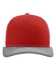 Red/ White/ Heather Grey