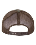Richardson 111P Garment Washed Printed Trucker Cap - Realtree Edge/ Brown - back