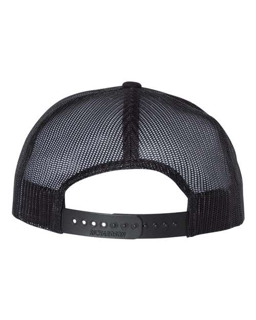 Richardson 113 Foamie Trucker Cap - Black - back