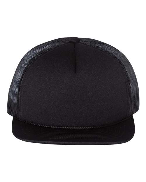 Richardson 113 Foamie Trucker Cap - Black - front