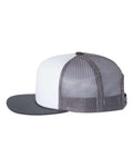 Richardson 113 Foamie Trucker Cap - White/ Charcoal - side