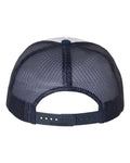 Richardson 113 Foamie Trucker Cap - White/ Navy - back
