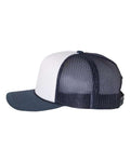 Richardson 113 Foamie Trucker Cap - White/ Navy - side