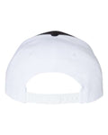 Richardson 312 Twill Back Trucker Cap - Black/ White - back