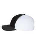 Richardson 312 Twill Back Trucker Cap - Black/ White - side