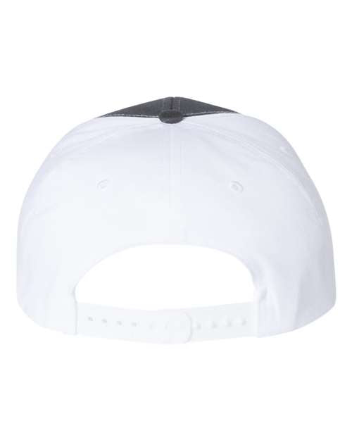 Richardson 312 Twill Back Trucker Cap - Charcoal/ White - back