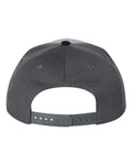 Richardson 312 Twill Back Trucker Cap - Grey/ Charcoal/ Black - back