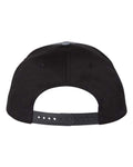 Richardson 312 Twill Back Trucker Cap - Heather Grey/ Black - back