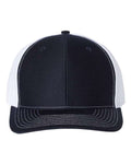 Richardson 312 Twill Back Trucker Cap - Navy/ White - front
