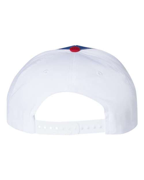 Richardson 312 Twill Back Trucker Cap - Royal/ White/ Red - back