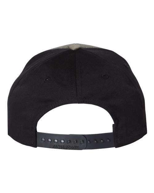 Richardson 312 Twill Back Trucker Cap - Loden/ Black - back