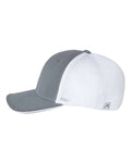 Richardson 172 Pulse Sportmesh R-Flex Cap - Charcoal/ White Split - side