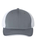 Richardson 172 Pulse Sportmesh R-Flex Cap - Charcoal/ White Split - front
