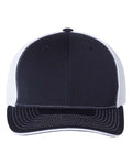 Richardson 172 Pulse Sportmesh R-Flex Cap - Navy/ White Split - front