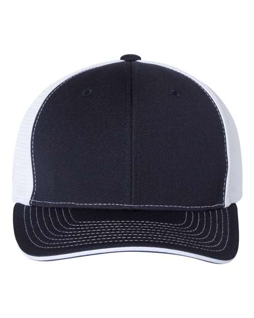 Richardson 172 Pulse Sportmesh R-Flex Cap - Navy/ White Split - front