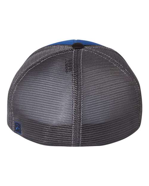 Richardson 172 Pulse Sportmesh R-Flex Cap - Royal/ Charcoal/ Black Tri - back