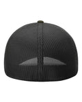 Richardson 110 R-Flex Trucker Cap - Loden/ Black - back