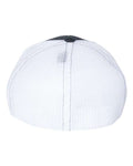 Richardson 110 R-Flex Trucker Cap - Navy/ White - back