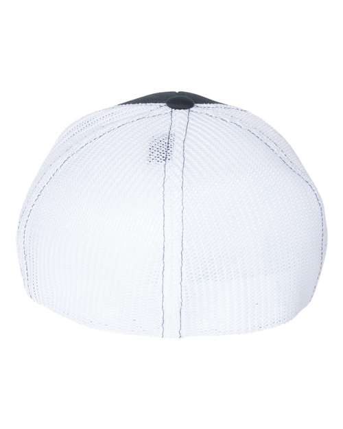 Richardson 110 R-Flex Trucker Cap - Navy/ White - back