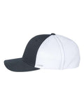 Richardson 110 R-Flex Trucker Cap - Navy/ White - side