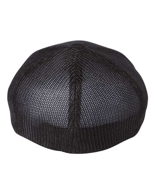 Richardson 110 R-Flex Trucker Cap - Black - back