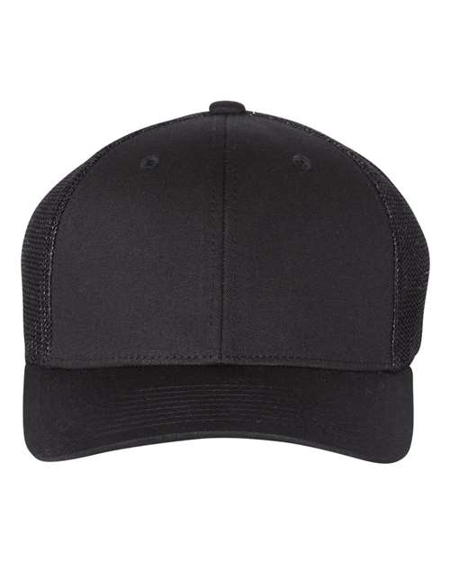Richardson 110 R-Flex Trucker Cap - Black - front
