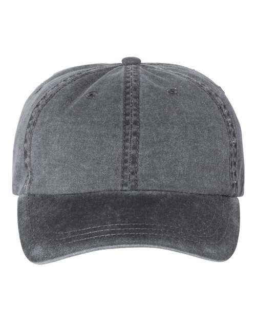 Valucap SP500 Pigment-Dyed Cap - Black - front