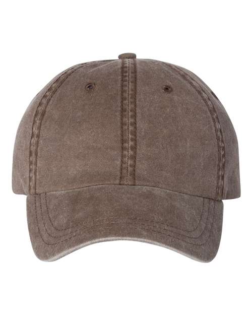 Valucap SP500 Pigment-Dyed Cap - Brown - front