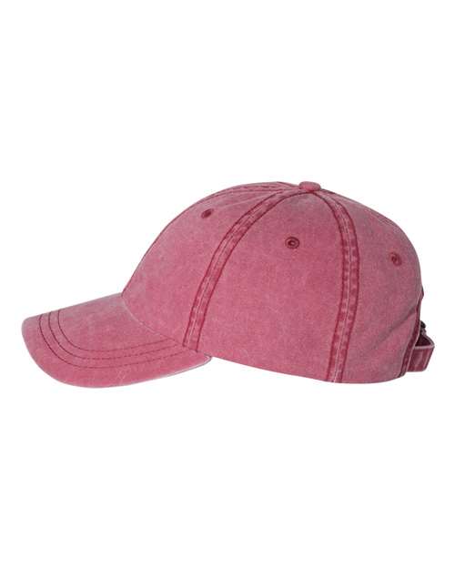 Valucap SP500 Pigment-Dyed Cap - Cardinal - side