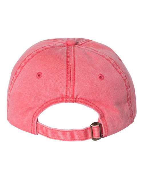 Valucap SP500 Pigment-Dyed Cap - Red - back