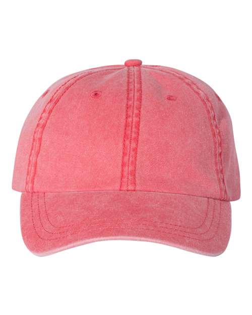 Valucap SP500 Pigment-Dyed Cap - Red - front