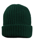 Sportsman SP90 12" Chunky Cuffed Beanie - Forest Green - front