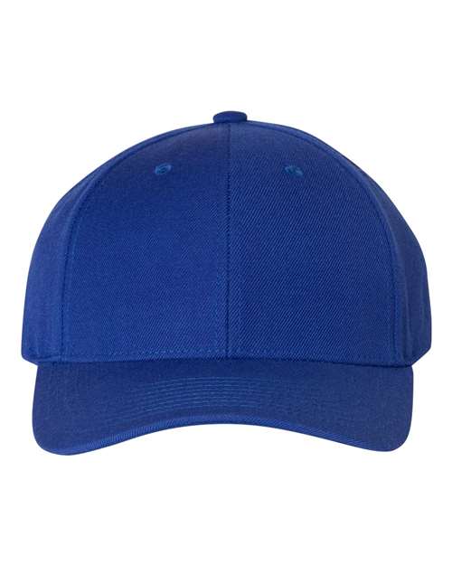 Yupoong 6789M Premium Curved Bill Snapback Cap - Royal - front
