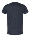 Bayside 5710 Unisex USA-Made Triblend T-Shirt - Tri Navy - back