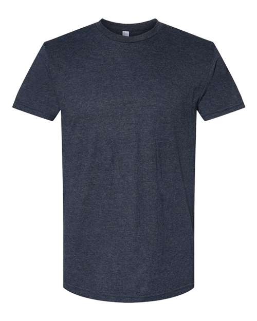 Bayside 5710 Unisex USA-Made Triblend T-Shirt - Tri Navy - front