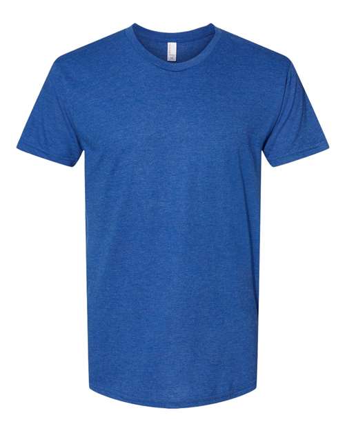 Bayside 5710 Unisex USA-Made Triblend T-Shirt - Tri Royal Blue - front