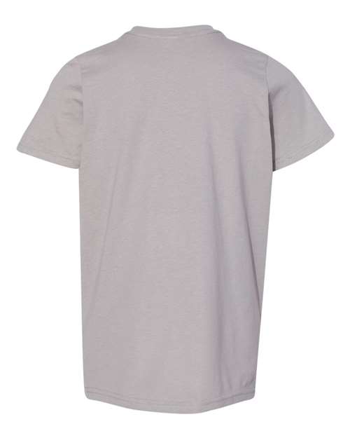 LAT 6101 Youth Fine Jersey Tee - Titanium - back