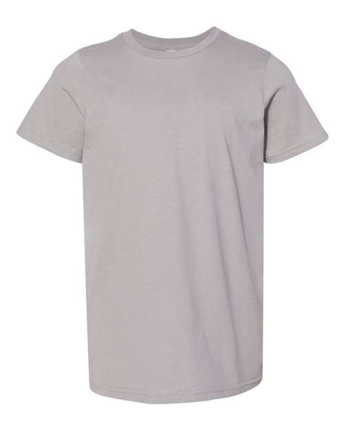 LAT 6101 Youth Fine Jersey Tee - Titanium - front