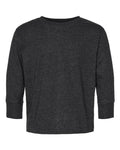 Rabbit Skins 3302 Toddler Fine Jersey Long Sleeve Tee - Vintage Smoke - front