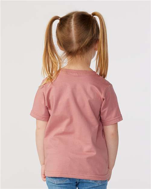 Rabbit Skins 3321 Toddler Fine Jersey Tee - Mauvelous - model back