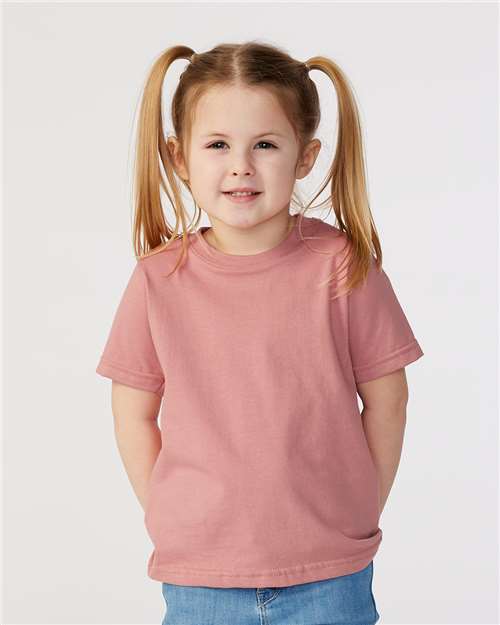 Rabbit Skins 3321 Toddler Fine Jersey Tee - Mauvelous - model front